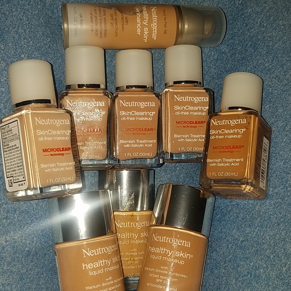 NEUTROGENA MAKEUP BUNDLE 9 BOTTLES